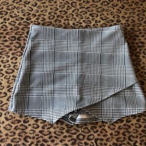 Plaid Skort